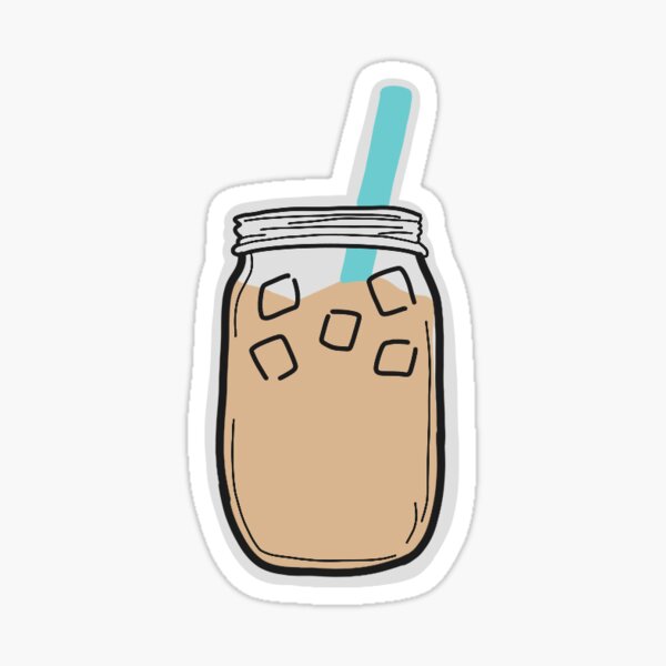 Item preview, iced coffee designed and sold by Stickify Stickers.