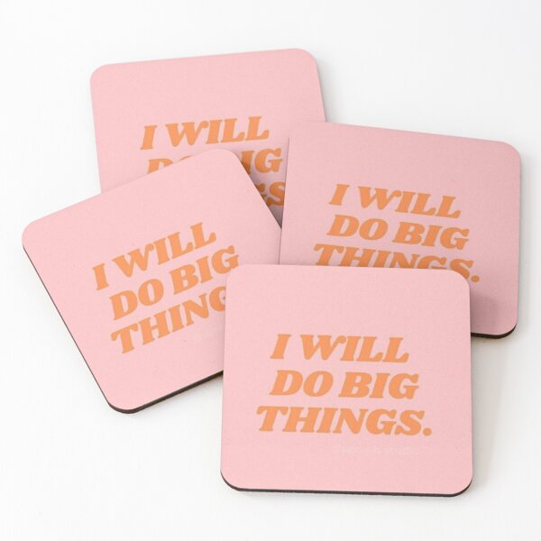 Item preview, I WILL DO BIG THINGS designed and sold by Anna Hoffman.