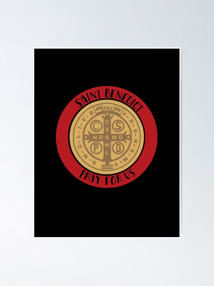 St. Benedict Medal Poster for Sale by mfrancescon13