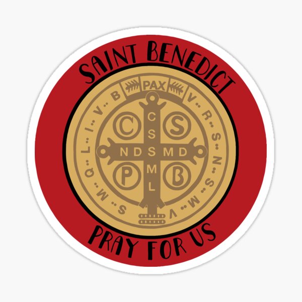 St. Benedict Medal Sticker