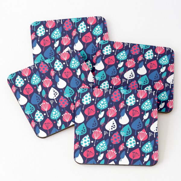 Item preview, Neon Colored leaves Patterns designed and sold by Memituss.
