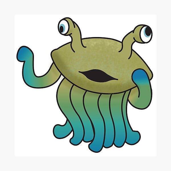 Flumph - Cute DnD Monster Photographic Print