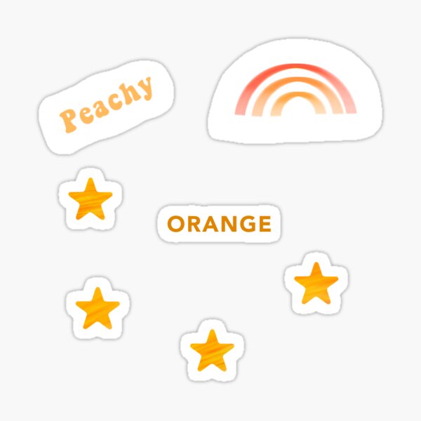 Item preview, Orange stickerpack  designed and sold by KelseyDesigns.