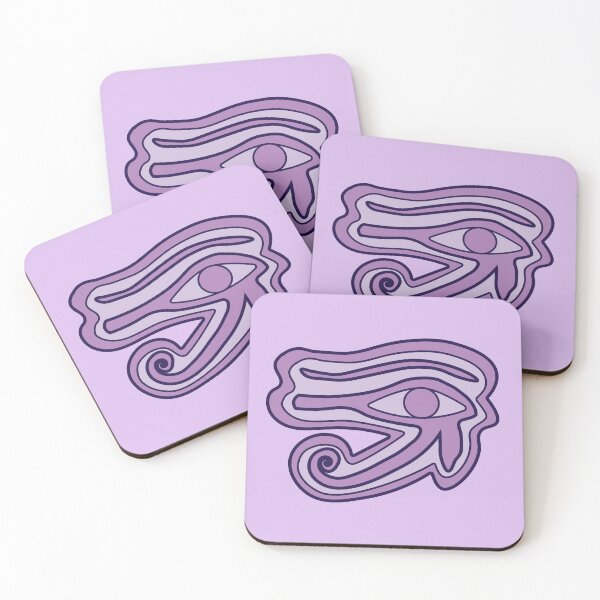 Item preview, eye of horus monochrome purple sticker designed and sold by mariahparker111.