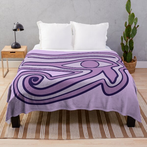 Item preview, eye of horus monochrome purple sticker designed and sold by mariahparker111.