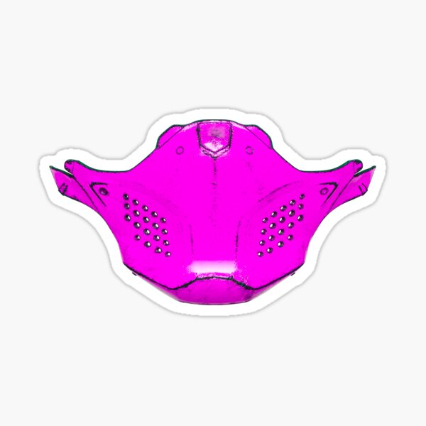 "Pink paintball mask protection" Sticker for Sale by DMsete Redbubble