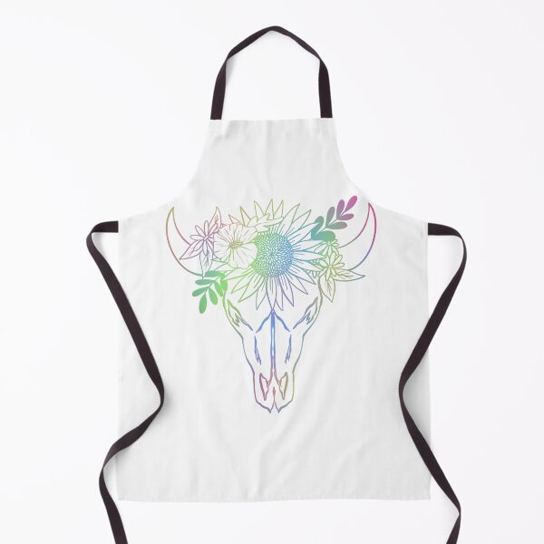 Item preview, Floral Cow Skull designed and sold by Dani Reber.