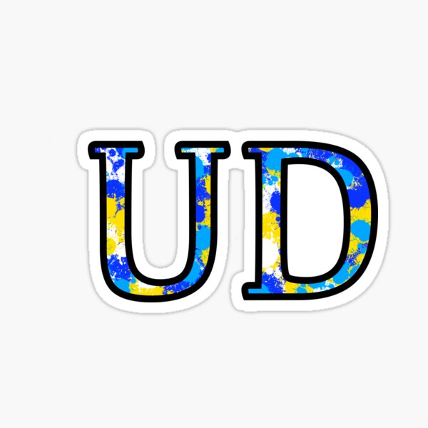 UD SPLATTER PAINT STICKER Sticker