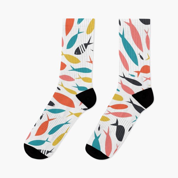 Item preview, Cute Colorful Fish Patterns  designed and sold by Memituss.