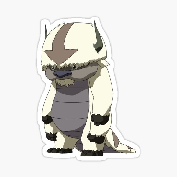 appa standing - standing appa Glossy Sticker