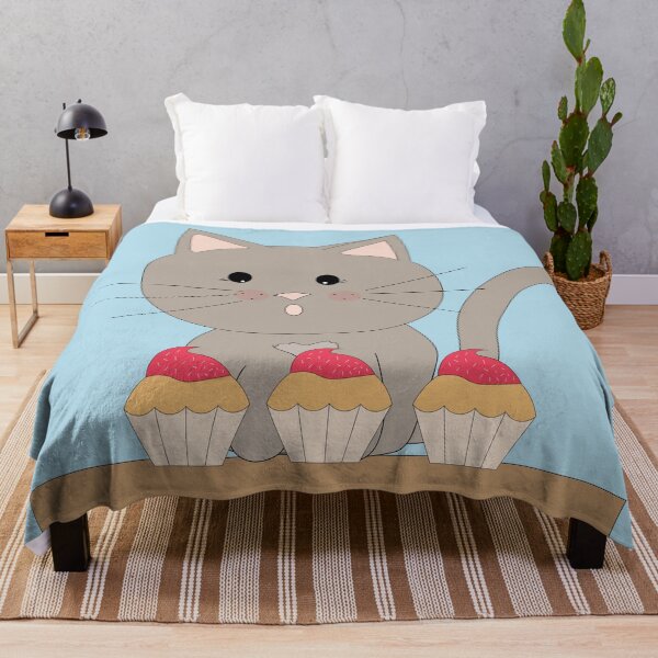 Item preview, Kitty with cupcake  designed and sold by Sari Castro.