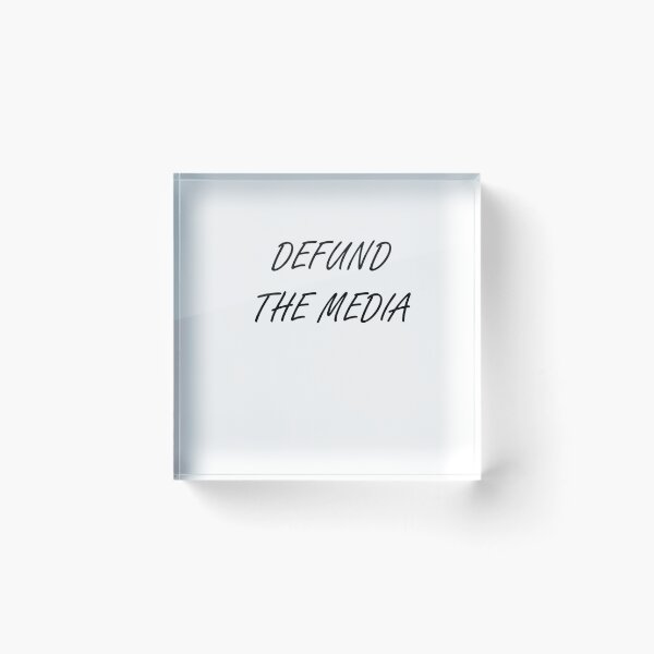 Item preview, DEFUND THE MEDIA designed and sold by Snootstore.