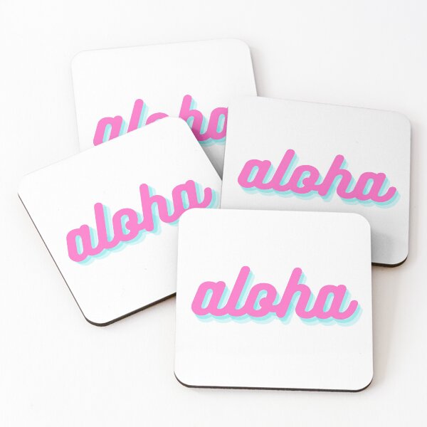 Item preview, aloha aesthetic pink and blue coconut girl tropical  designed and sold by STAR10008.