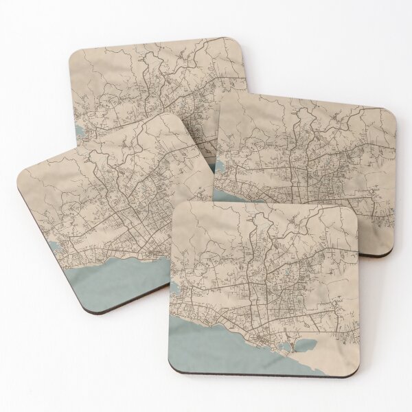Item preview, Zamboanga City Sepia Map designed and sold by CPTVDesign.