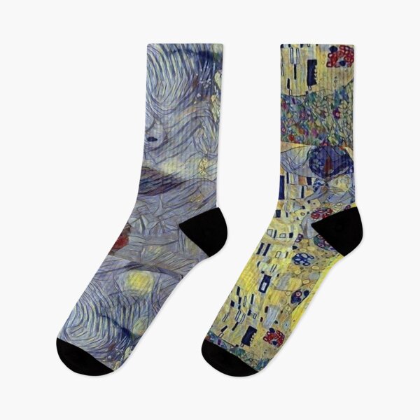 Item preview, Gustav The Kiss and Golden Tears Starry Night designed and sold by rogueartprints.