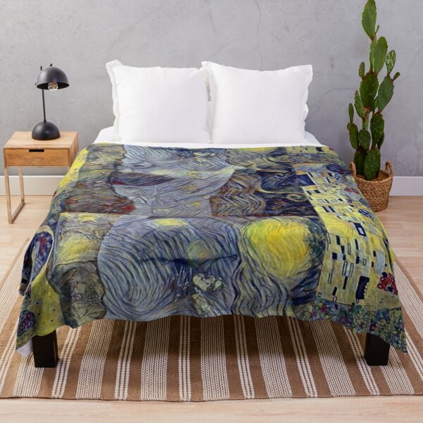 Item preview, Gustav The Kiss and Golden Tears Starry Night designed and sold by rogueartprints.