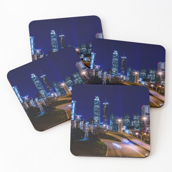 Item preview, Atlanta Skyline at Night designed and sold by SafariByMarisa.