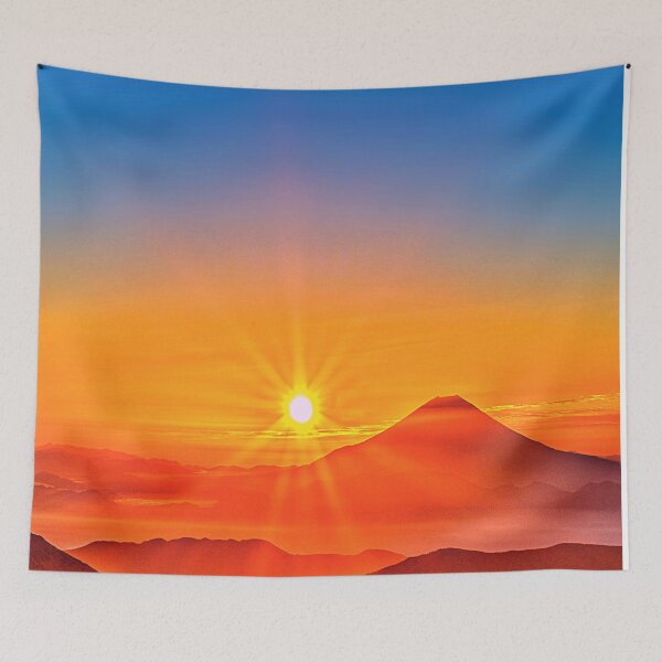 Item preview, Bright & Intense Mountain Sunset  designed and sold by CarpeDiemLife.