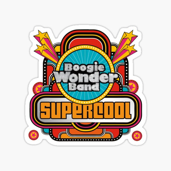 Boogie Wonder Band Supercool Sticker