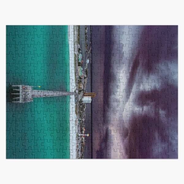 Moody Pensacola Pier Jigsaw Puzzle