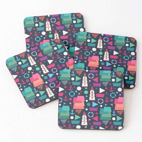 Item preview, Geometric Marine Patterns designed and sold by Memituss.