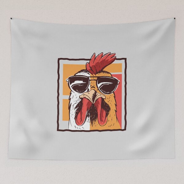 Item preview, cool chicken with sunglasses  designed and sold by SurrealDesigns.
