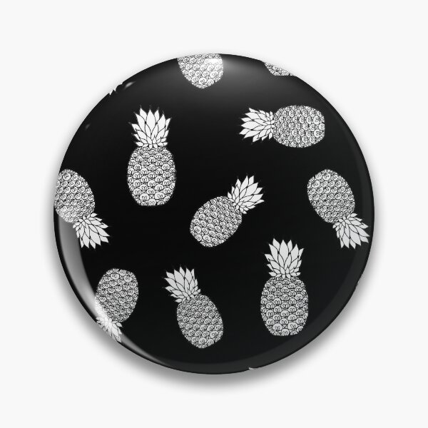 Item preview, Black and White Pineapple Pattern designed and sold by Julie Erin Designs.
