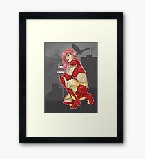 Iron Woman Framed Print