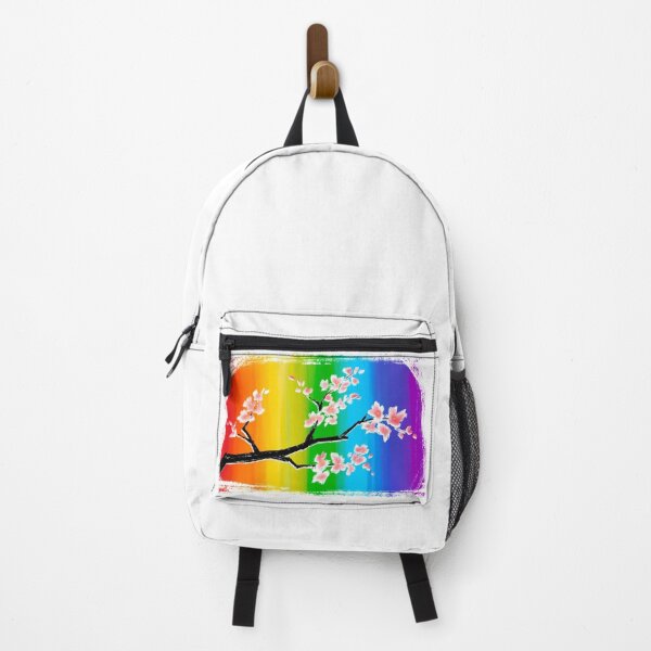 Item preview, Sakura rainbow white background designed and sold by RoseNightshade.