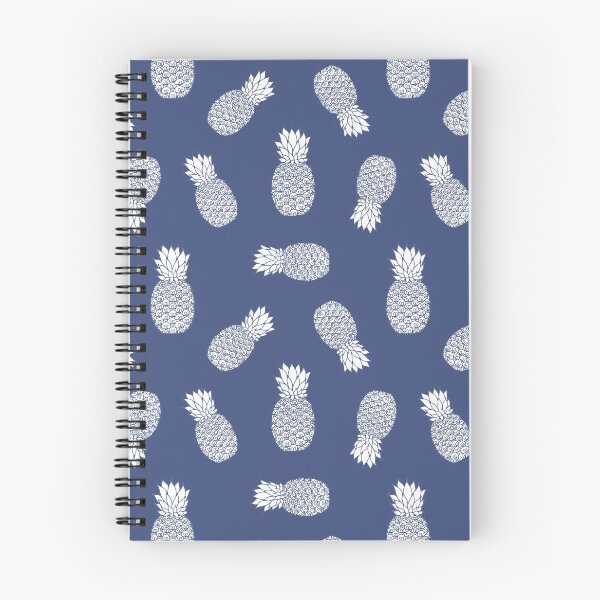 Item preview, Navy Blue Pineapple Pattern designed and sold by Julie Erin Designs.