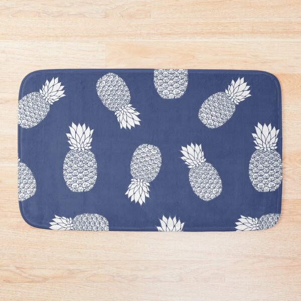 Item preview, Navy Blue Pineapple Pattern designed and sold by Julie Erin Designs.