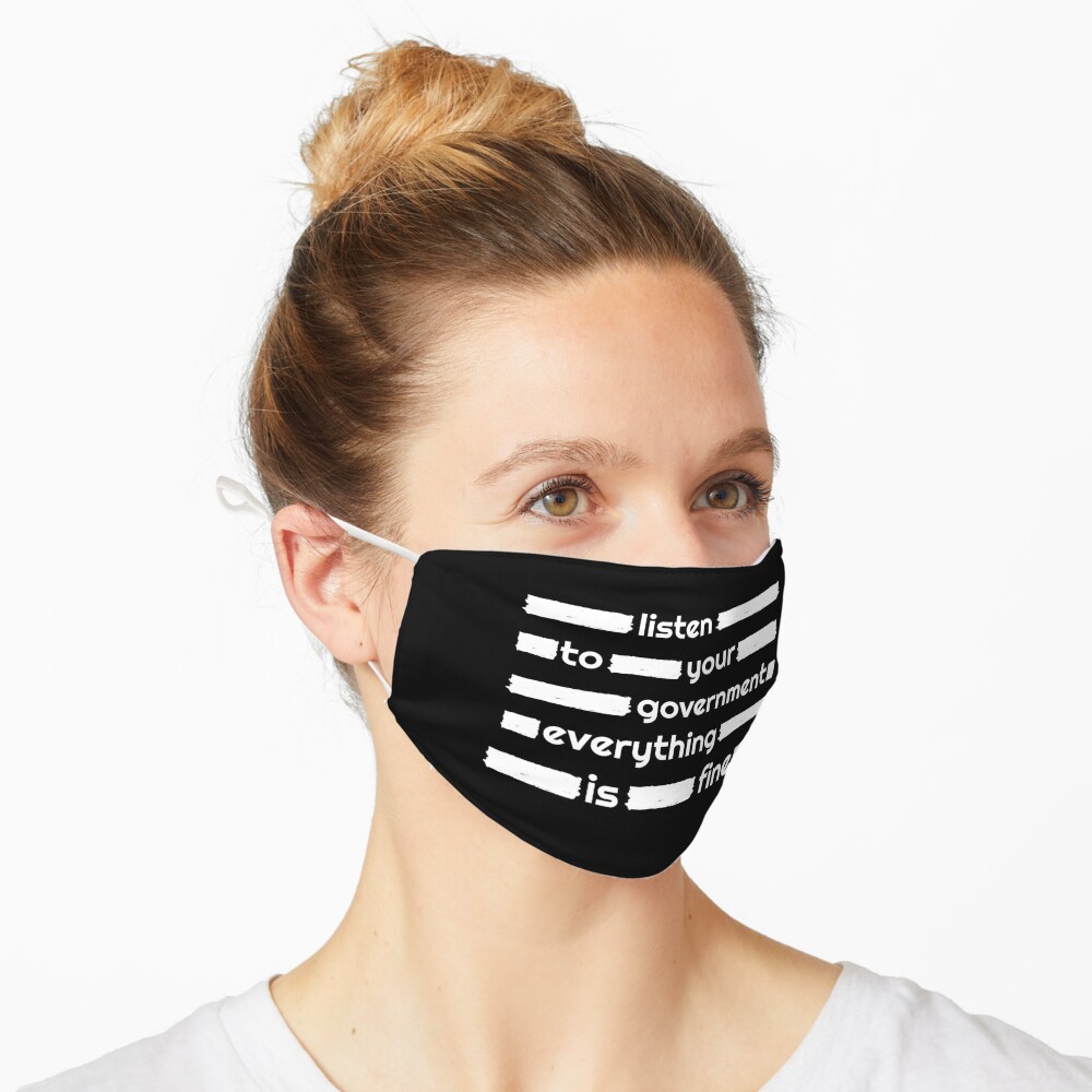 listen-to-your-government-freedom-of-speech-mask-for-sale-by-marham19