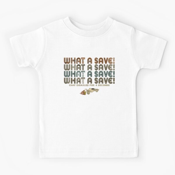 Rocket Car Soccer What a Save Kids T-Shirt