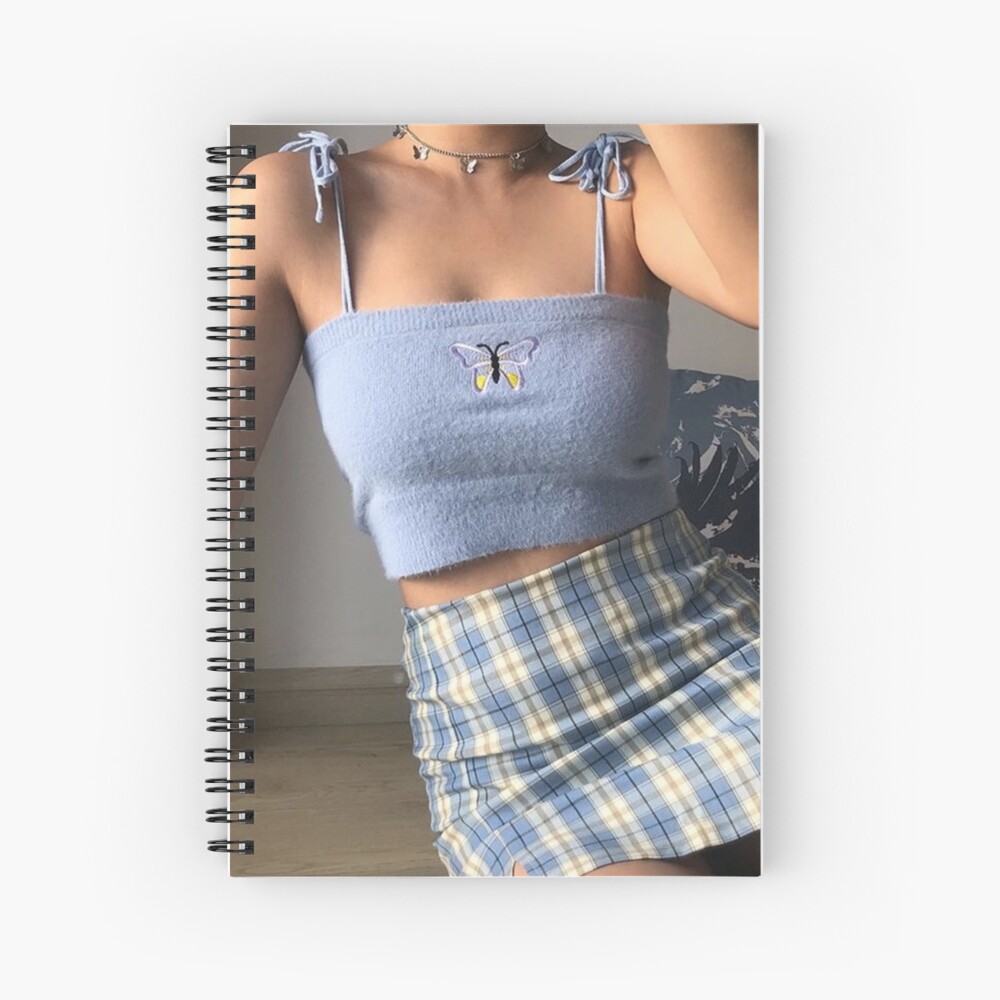 Soft Girl Aesthetic Spiral Notebook By Sistermoiyaa Redbubble - soft girl clothes roblox