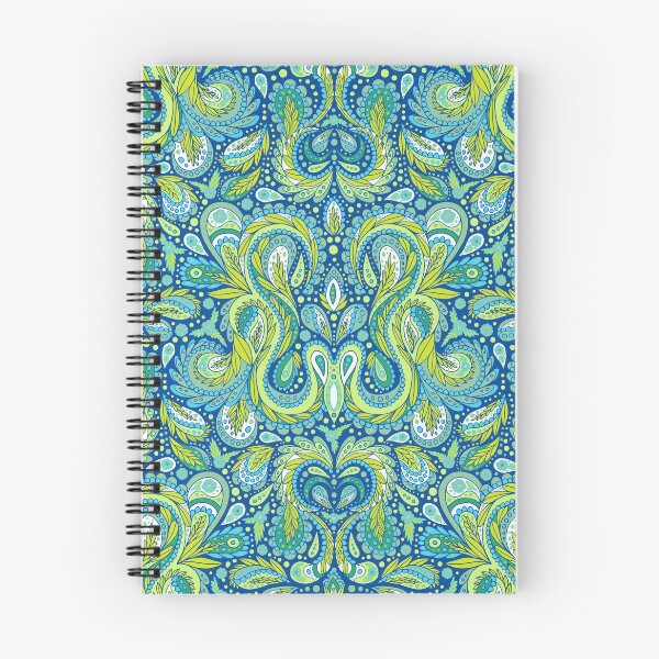 Item preview, Paisley Pattern in Blue, Green & Turquoise designed and sold by somecallmebeth.