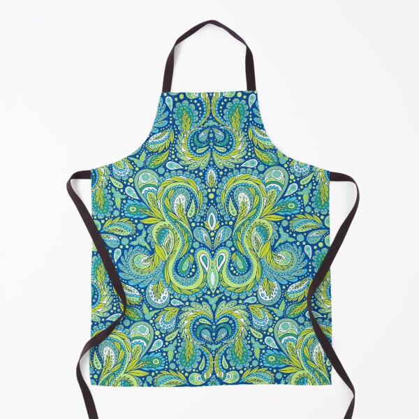 Item preview, Paisley Pattern in Blue, Green & Turquoise designed and sold by somecallmebeth.