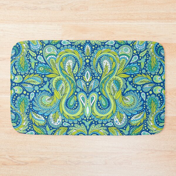 Item preview, Paisley Pattern in Blue, Green & Turquoise designed and sold by somecallmebeth.