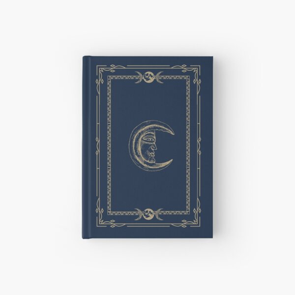 Old Moon Grimoire (Blue, Gold) Hardcover Journal