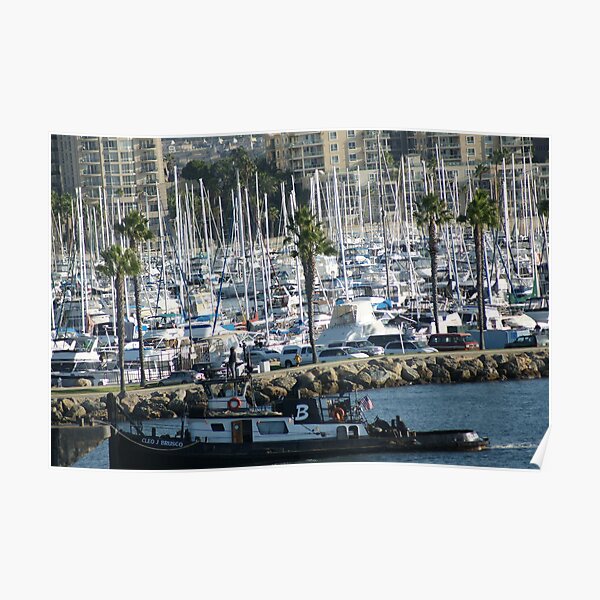 Arriving; Long Beach, CA USA Poster