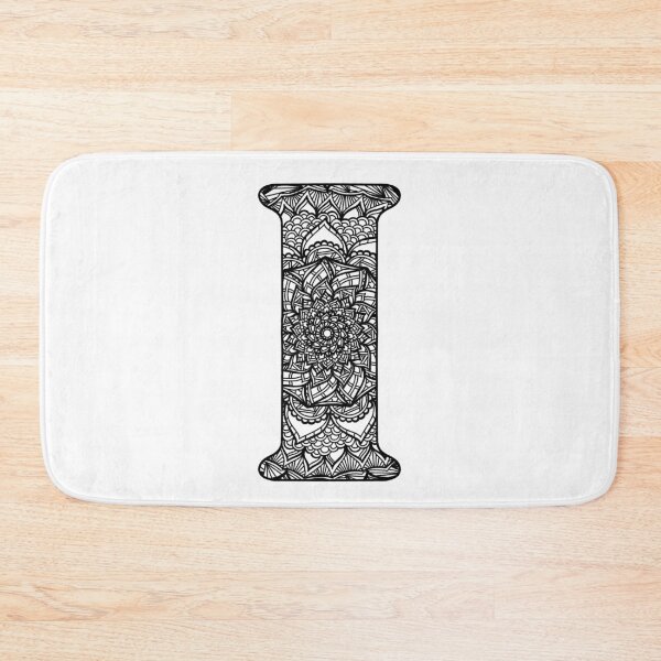 Item preview, Mandala Letter I designed and sold by lizashev.