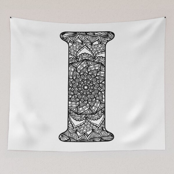 Item preview, Mandala Letter I designed and sold by lizashev.
