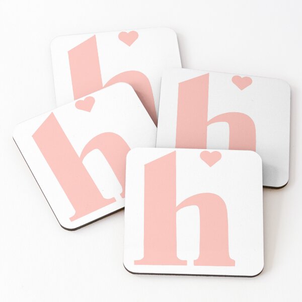 Item preview, letter H with a heart designed and sold by Jessie35.