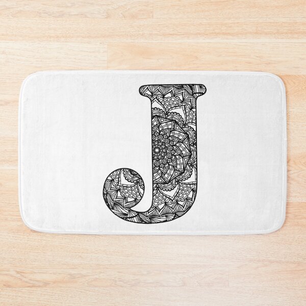 Item preview, Mandala Letter J designed and sold by lizashev.