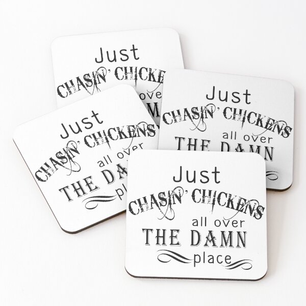 Item preview, Just chasin' chickens all over the damn place shirts. Funny chicken gift for men and women designed and sold by Titmit.