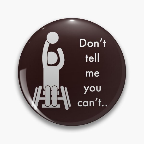 Item preview, Don't tell me you can't. Person with disability, playing basketball designed and sold by doctors-apparel.
