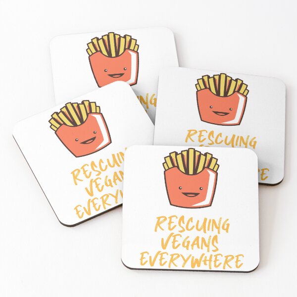 Item preview, Rescuing Vegans Everywhere with Fries designed and sold by Sweevy Swag.