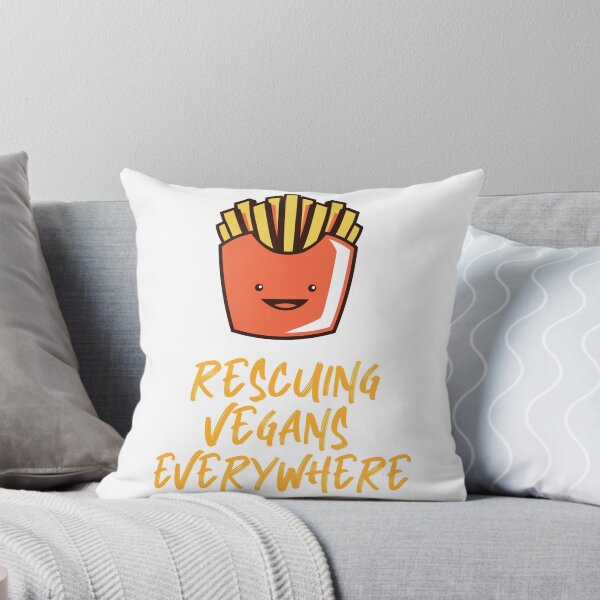 Item preview, Rescuing Vegans Everywhere with Fries designed and sold by Sweevy Swag.