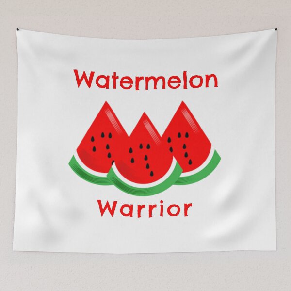 Item preview, Watermelon Warrior Fruit Lovers Vegetarians Vegans designed and sold by Sweevy Swag.
