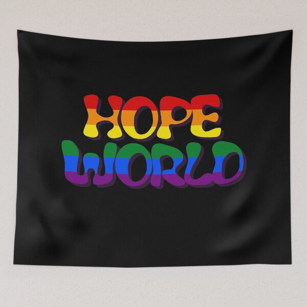 Item preview, Hope World Gay Pride Edition designed and sold by Hobicore-Store.