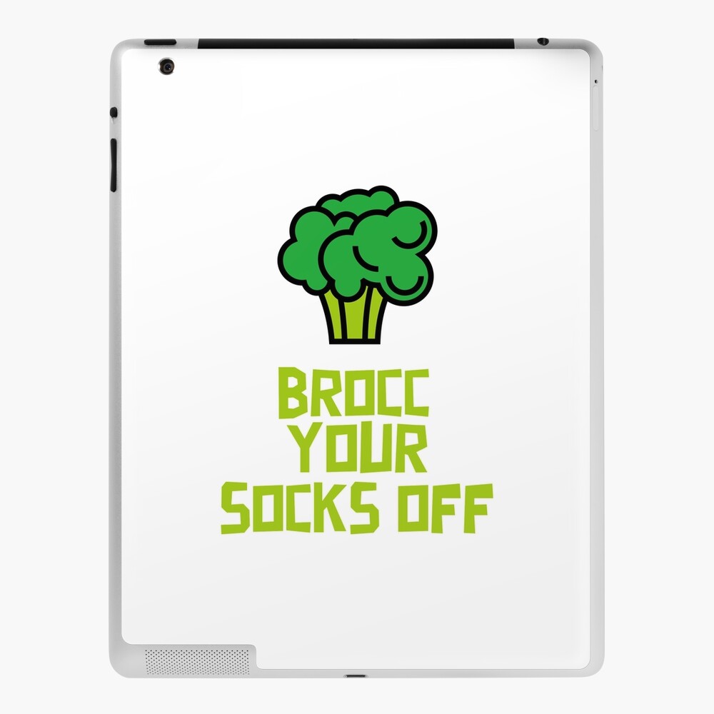 Brocc Your Socks Off iPad Case & Skin